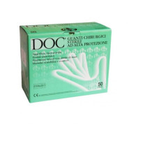 Guanti chirurgici in lattice sterili