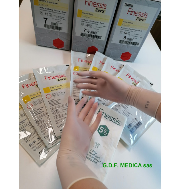 Guanti sintetici chirurgici sterili