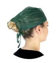 Cappellino Monouso Con Lacci Fissi In Tnt - Bst 100 pz.